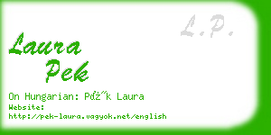 laura pek business card